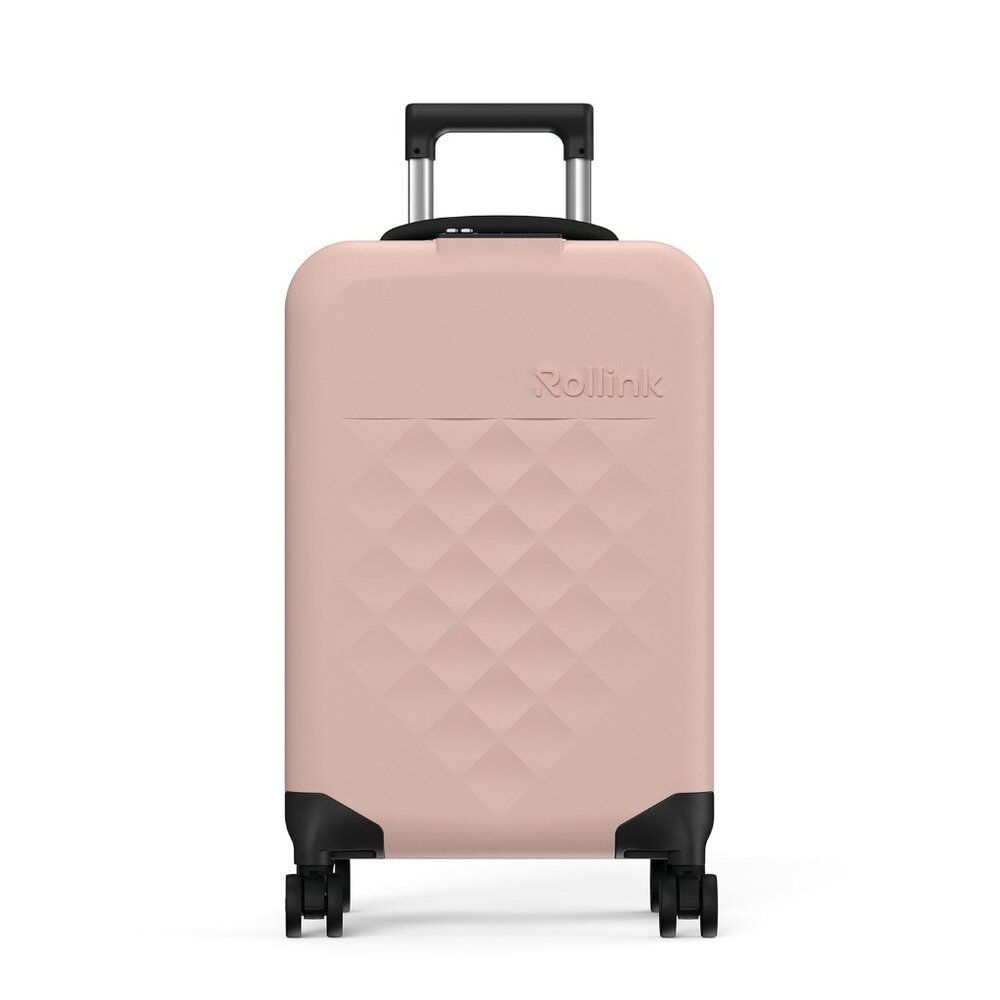 Flex 360° Carry-On Spinner Suitcase (Pink)
